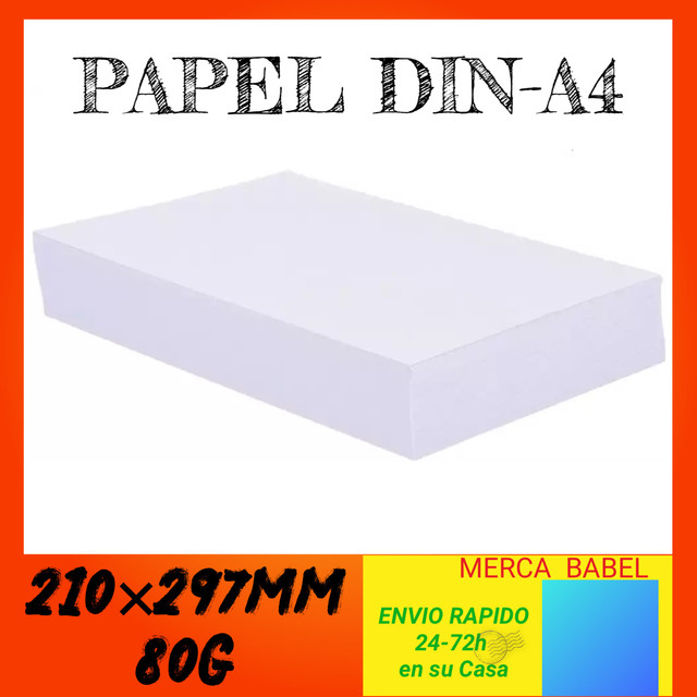 Din-a4 Printer Paper, 80g White Paper, Extrablecco Folio 210x297mm